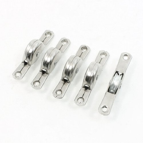 sourcingmap Home & Garden roulette placard 16 mm lot 5 inox