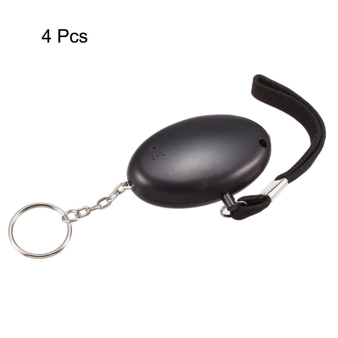 Sourcing Map Electronics alarme personnelle 130dB noir 4 pcs