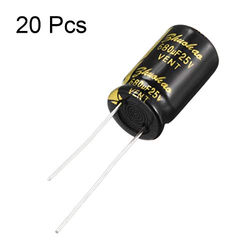 Sourcingmap 680uF 25V condensateur électrolytique 10x17mm lot 20