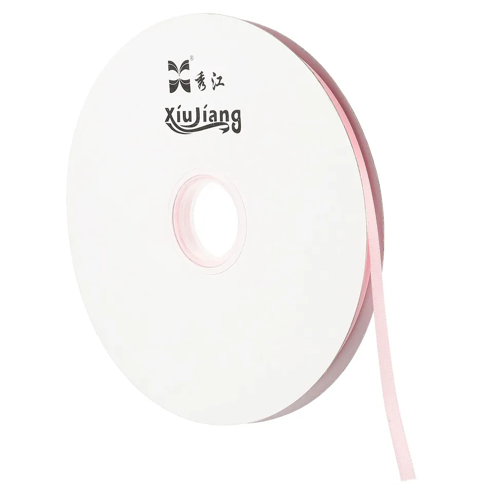 Sourcingmap Ruban Satin 7mm x 91,4m Lavande Polyester