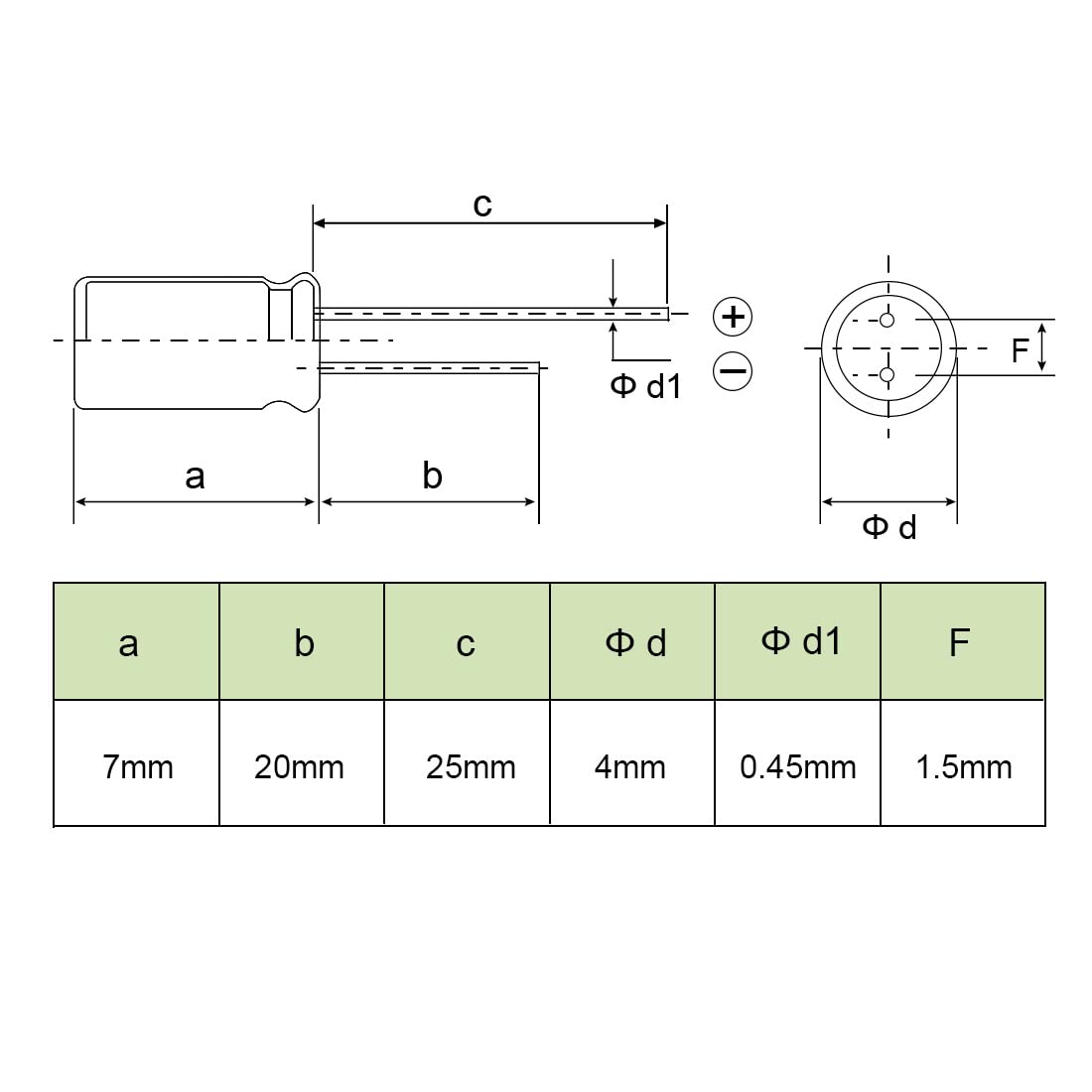 sourcing map 10uF 50V condensateur électrolytique 80 pièces 4x7mm