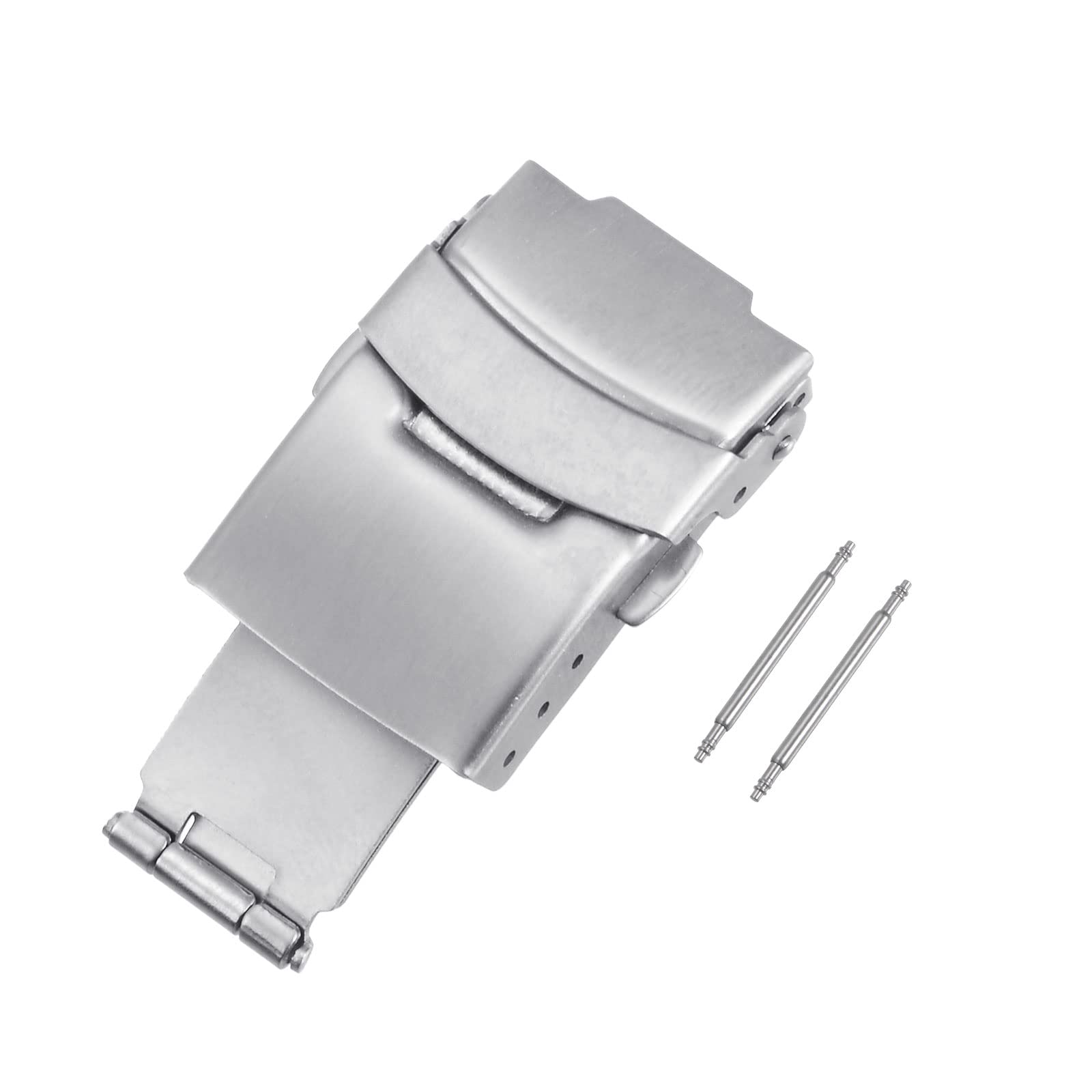 Sourcingmap fermoir montre déployante 18 mm boucle argenté