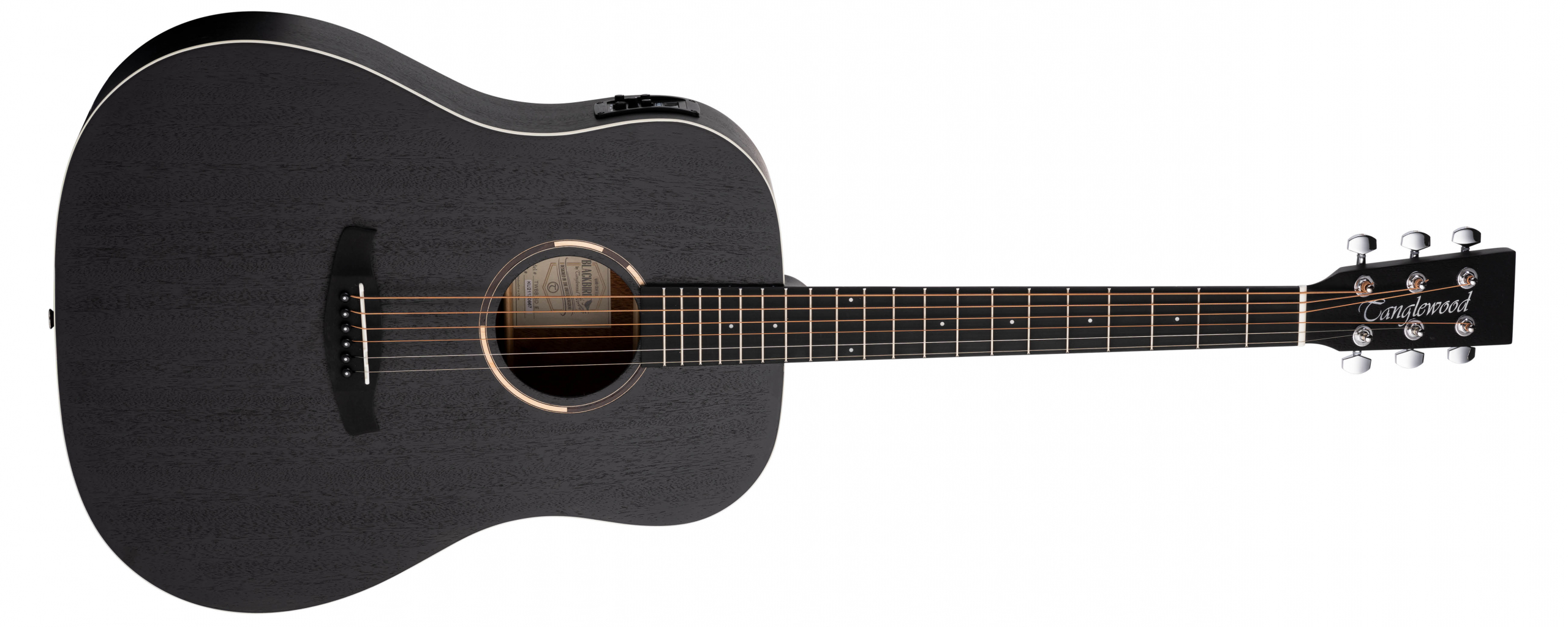 Tanglewood Blackbird TWBBSDE guitare folk noire électro