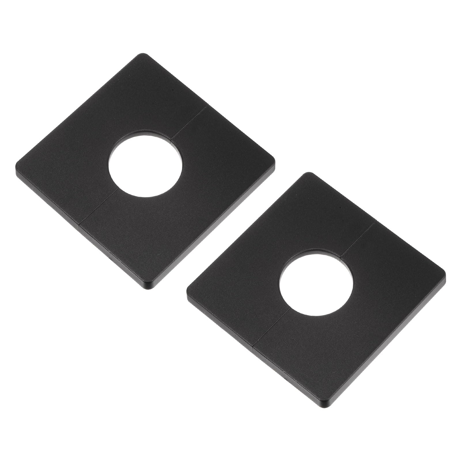 Sourcingmap Cache-tuyau Noir 33mm Lot 2 ABS 85mm