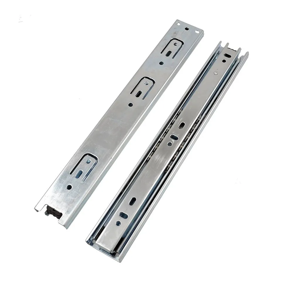 Sourcingmap Home & Garden glissière tiroir 275 mm argent 25 kg