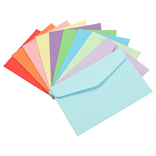 sourcing map Mini Enveloppes Multicolor 100 pcs 8,2x11,5cm