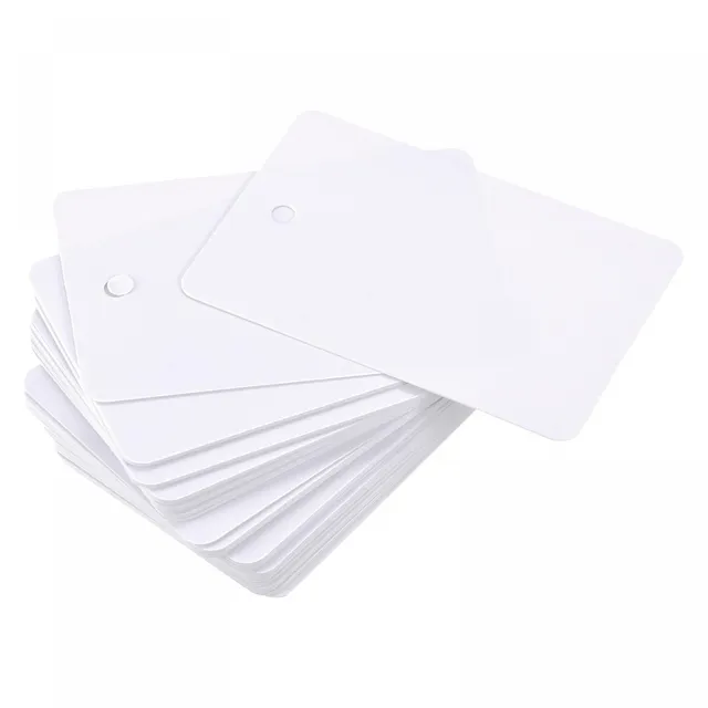 Sourcingmap étiquette plastique blanche 40x60mm lot 50 PVC
