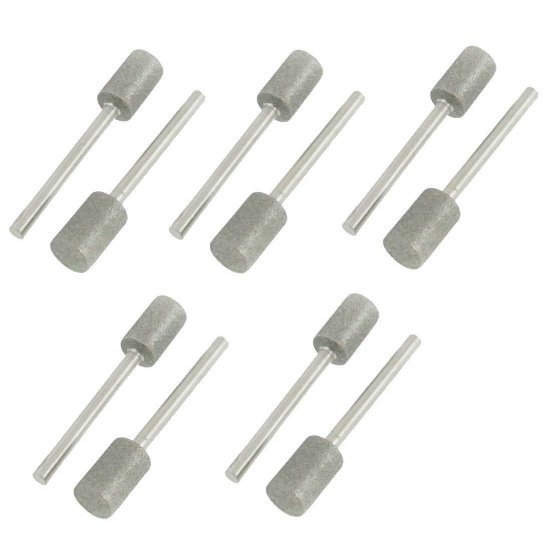 sourcingmap pointe diamant cylindrique 8mm queue 3mm lot 10