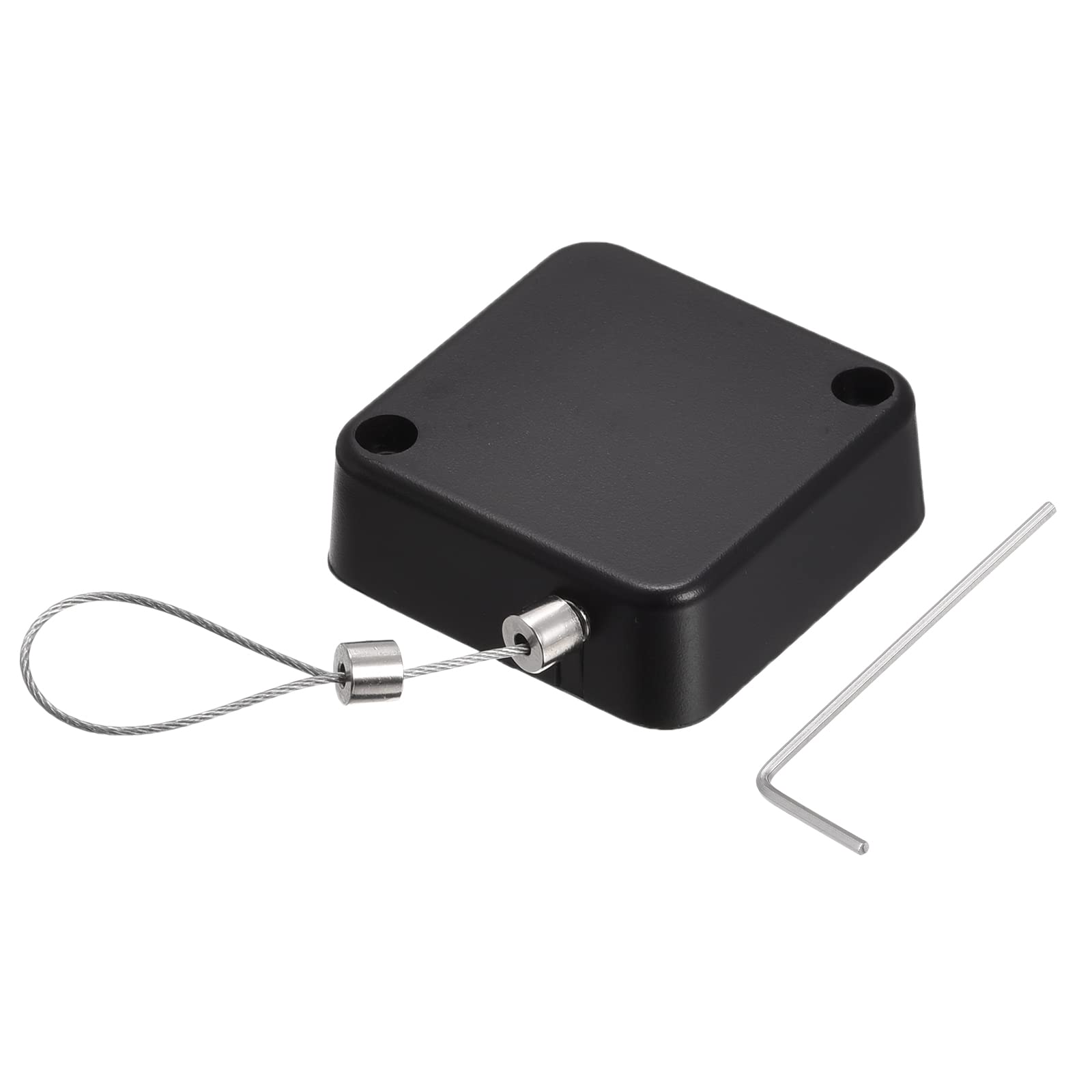 sourcing map serrure câble rétractable 2 m noire 200 g
