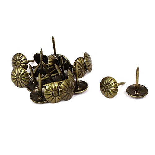 sourcing map Home & Garden clou tapissier bronzé 11 mm 20 pcs