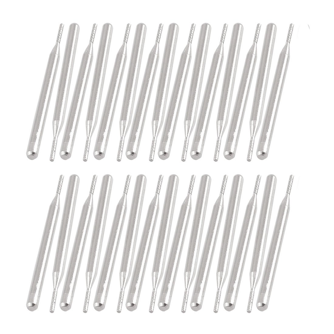 Sourcingmap Industrial pointe diamant cylindrique 1,1-3 mm x30