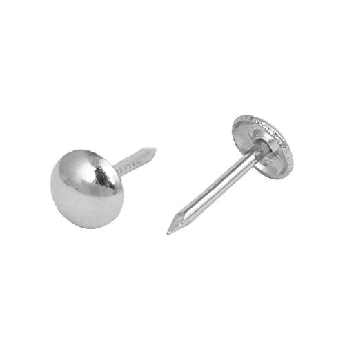 sourcing map Clou Tapissier 7x14mm Clou Argenté 100pcs