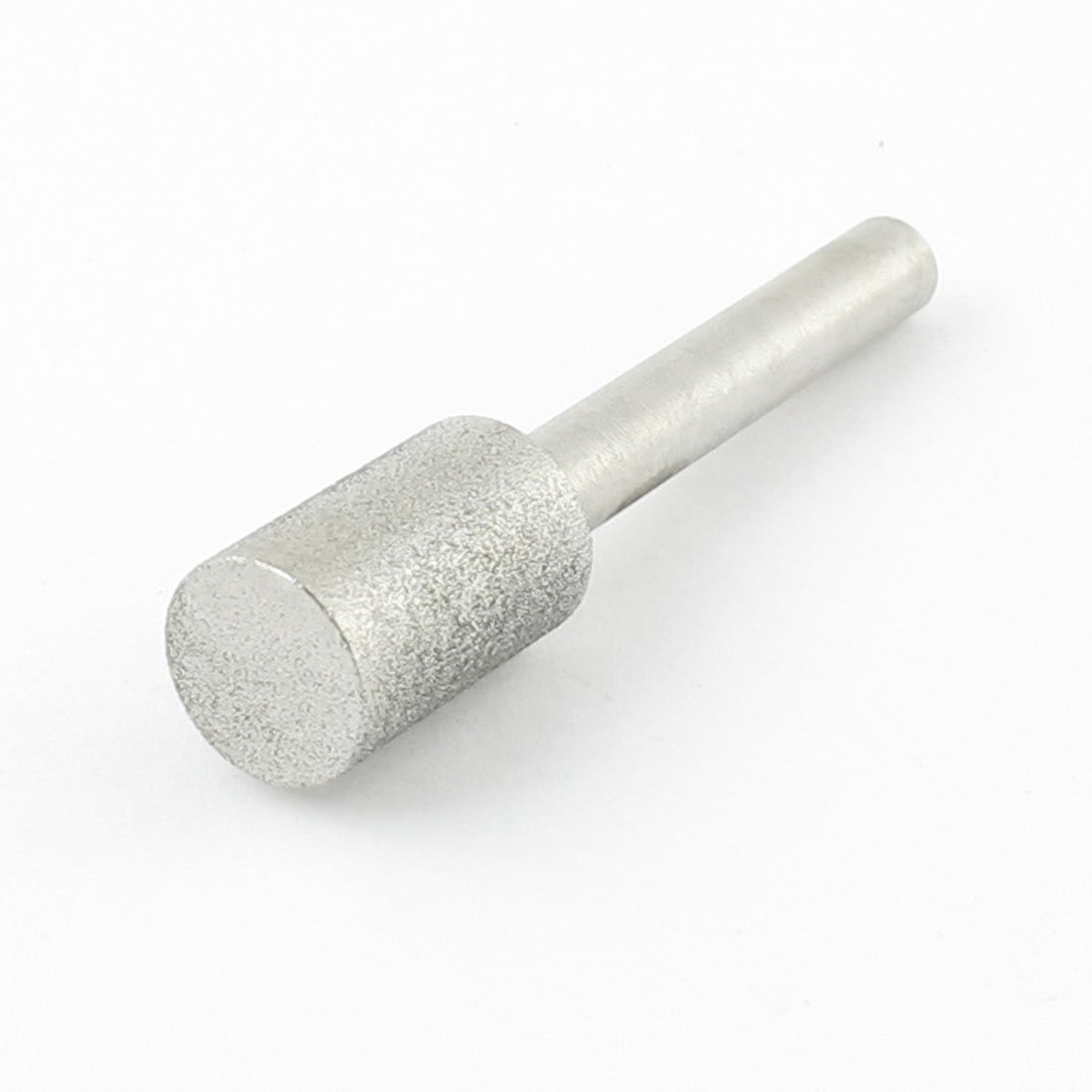 sourcing map pointe montée diamant cylindrique 6 mm tête 12
