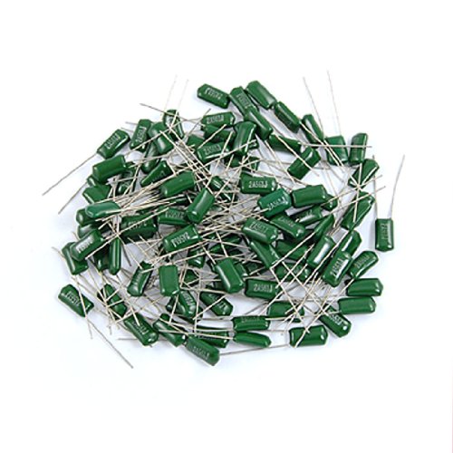 sourcingmap 2A222J condensateur film polyester 2200pF 100V lot 100