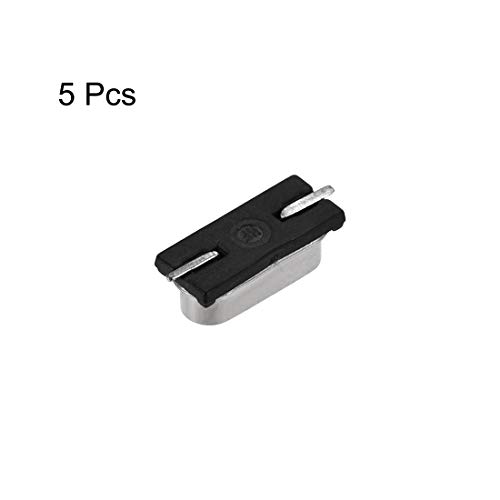 sourcing map Oscillateur Quartz 4MHz 5Pcs CMS 49SMD