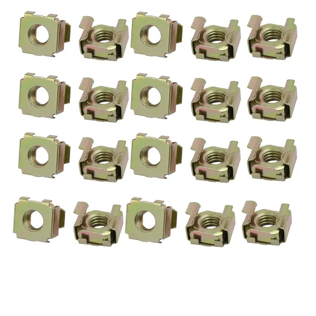 Sourcingmap Home & Garden écrou cage M8 acier 20 pcs