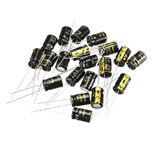 Sourcing Map Condensateur 33uF 100V 8x12mm x30 radial
