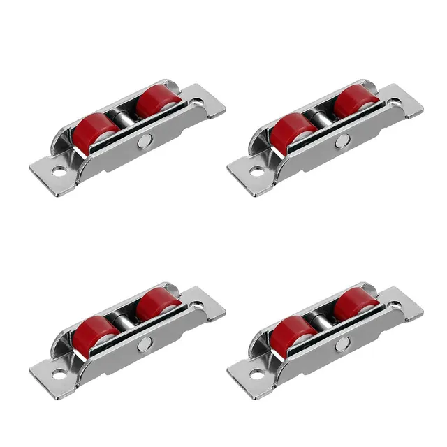 Sourcing Map Roulette Porte Coulissante 15,8mm Lot de 4