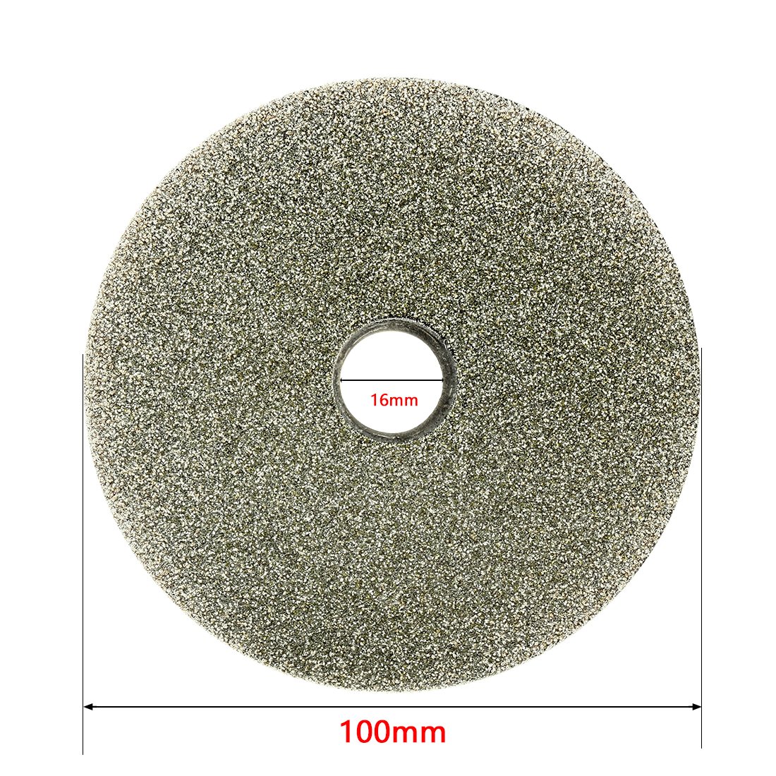 Sourcing Map Disque Diamant Plat 100mm Grain 80