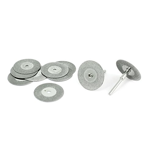 Sourcingmap Disque Diamant 30mm Meule 10 pcs + Mandrins