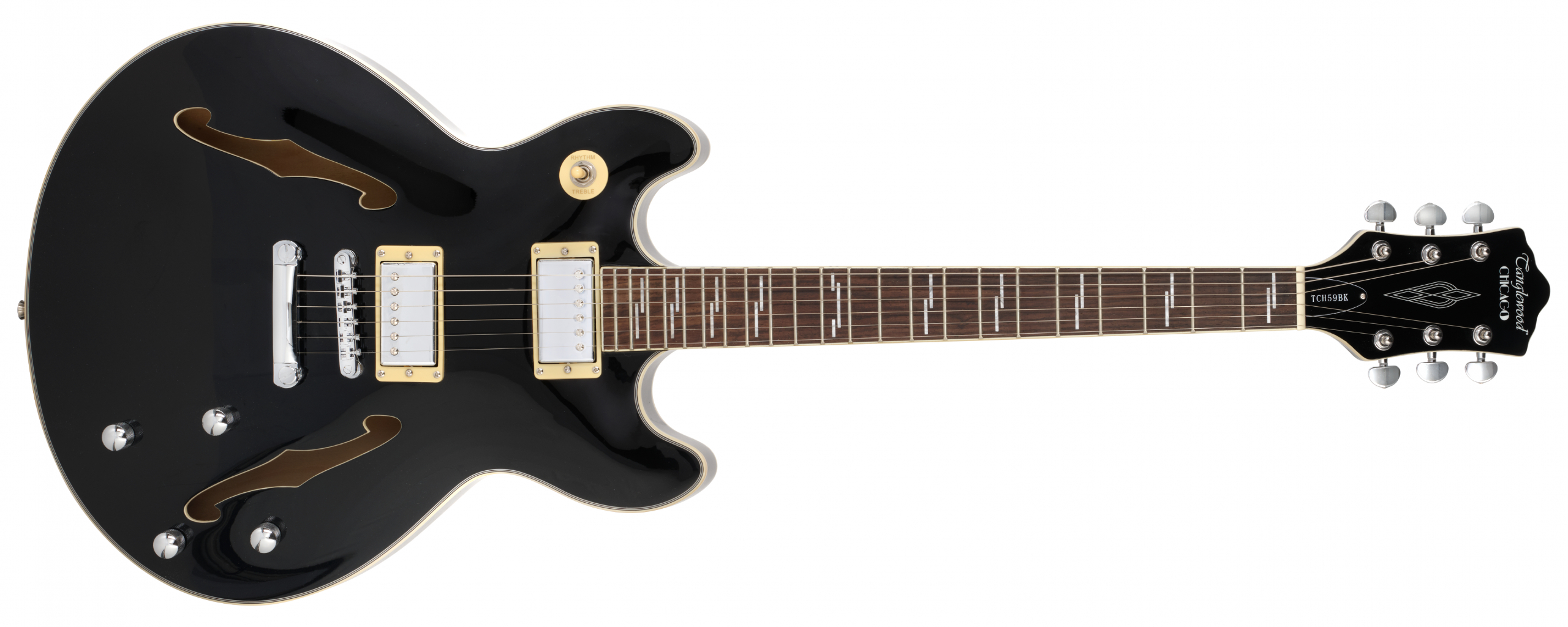 Tanglewood Union TCH59BK guitare électrique noire 6 cordes