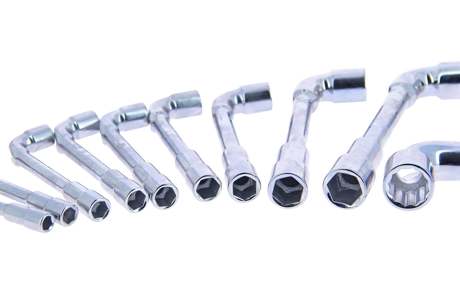 Precision Steel jeu 10 clés à pipe 8-21 mm chrome vanadium
