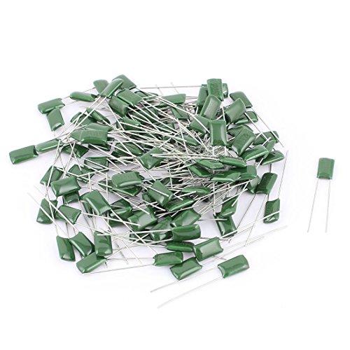 sourcing map 2A103J 10nF condensateur film vert 100pcs