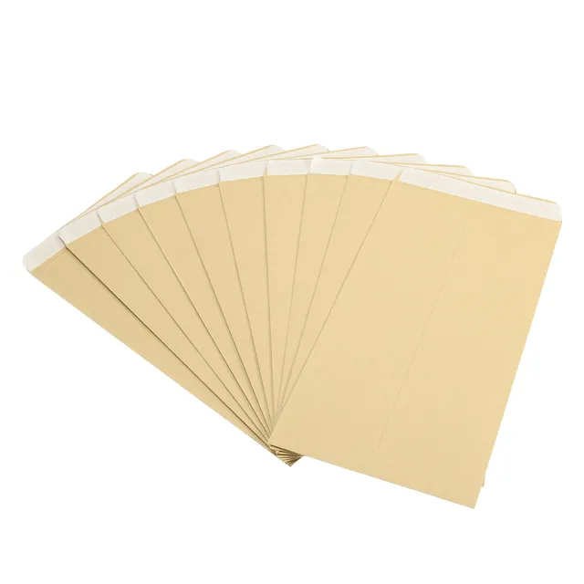 sourcing map #6 enveloppes jaunes 25 pièces autoadhésives 23x12 cm