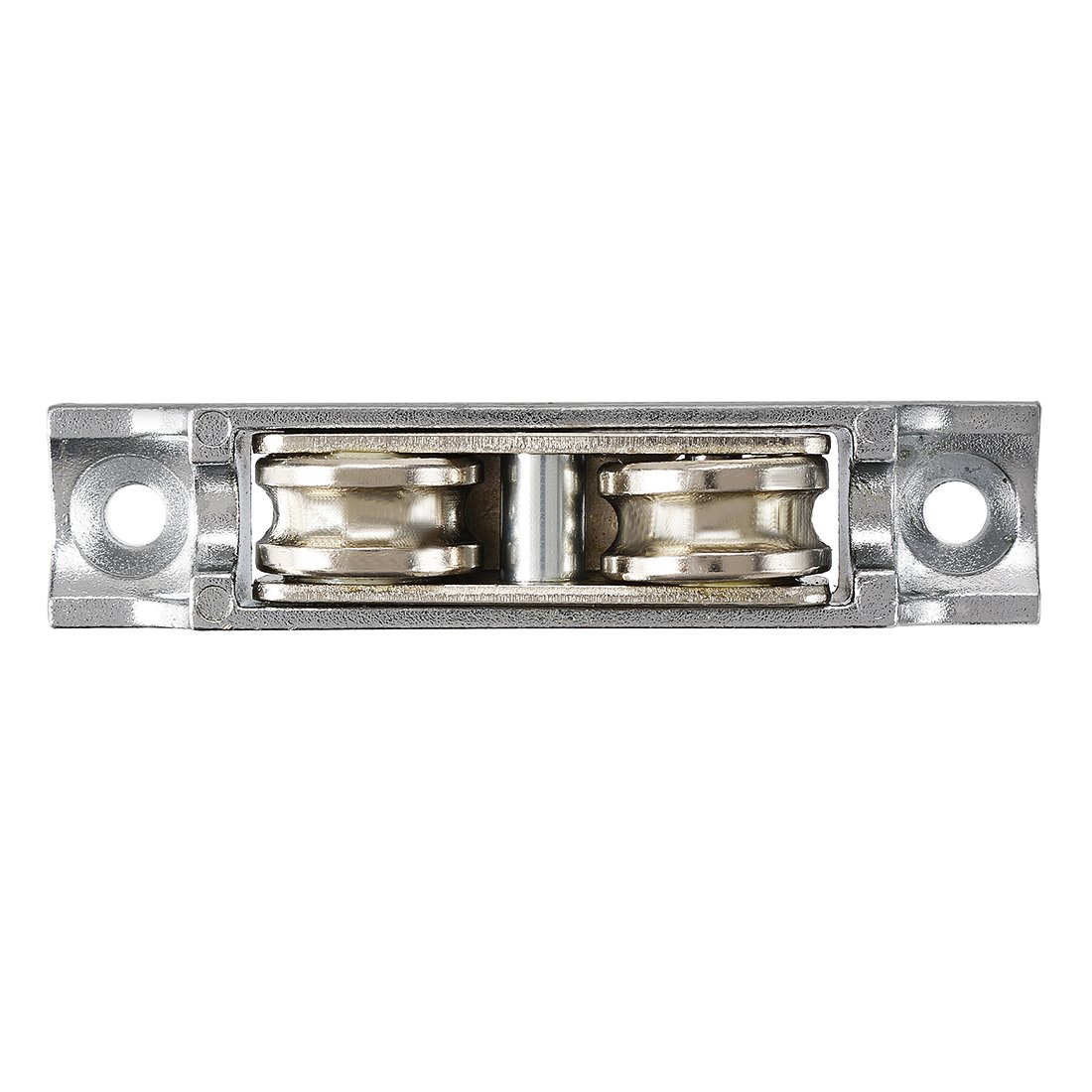 Sourcingmap Roulette Porte Coulissante 16mm Double Roue Acier