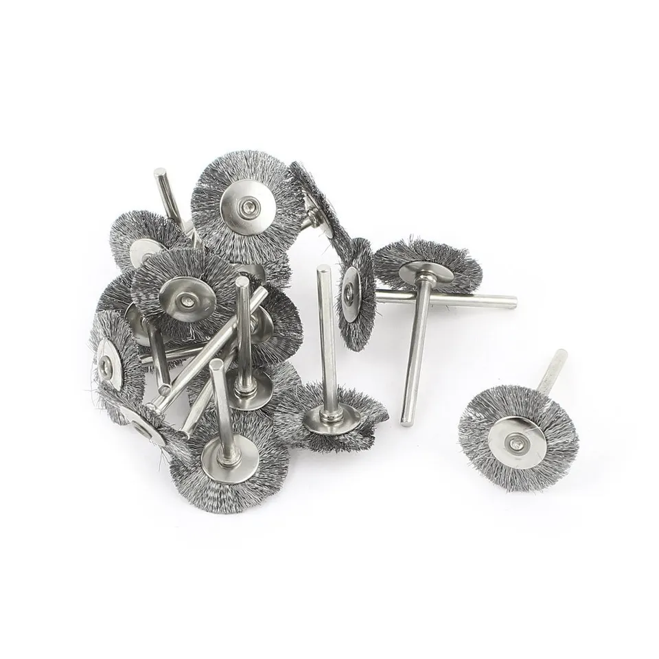 Sourcingmap Roue Polissage 25 mm Tige 3 mm Lot 16