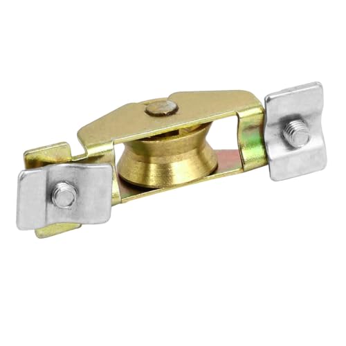 Sourcing Map Home & Garden roulette porte coulissante laiton 20mm lot 4