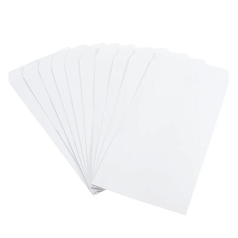sourcing map #5 enveloppes blanches 50 pièces autoadhésives 22x11 cm