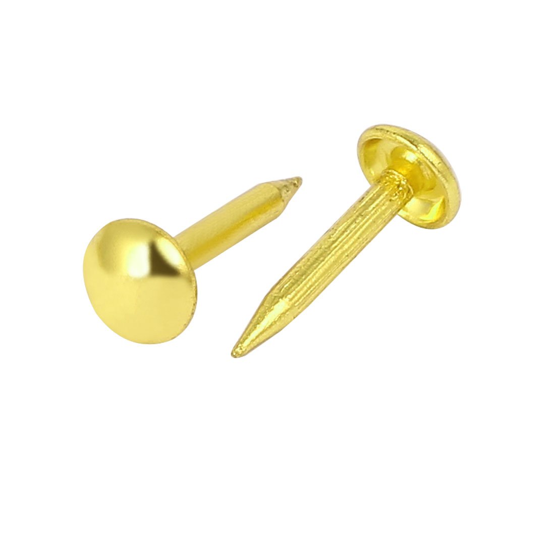 sourcing map clous tapissier doré 5x12mm lot 50