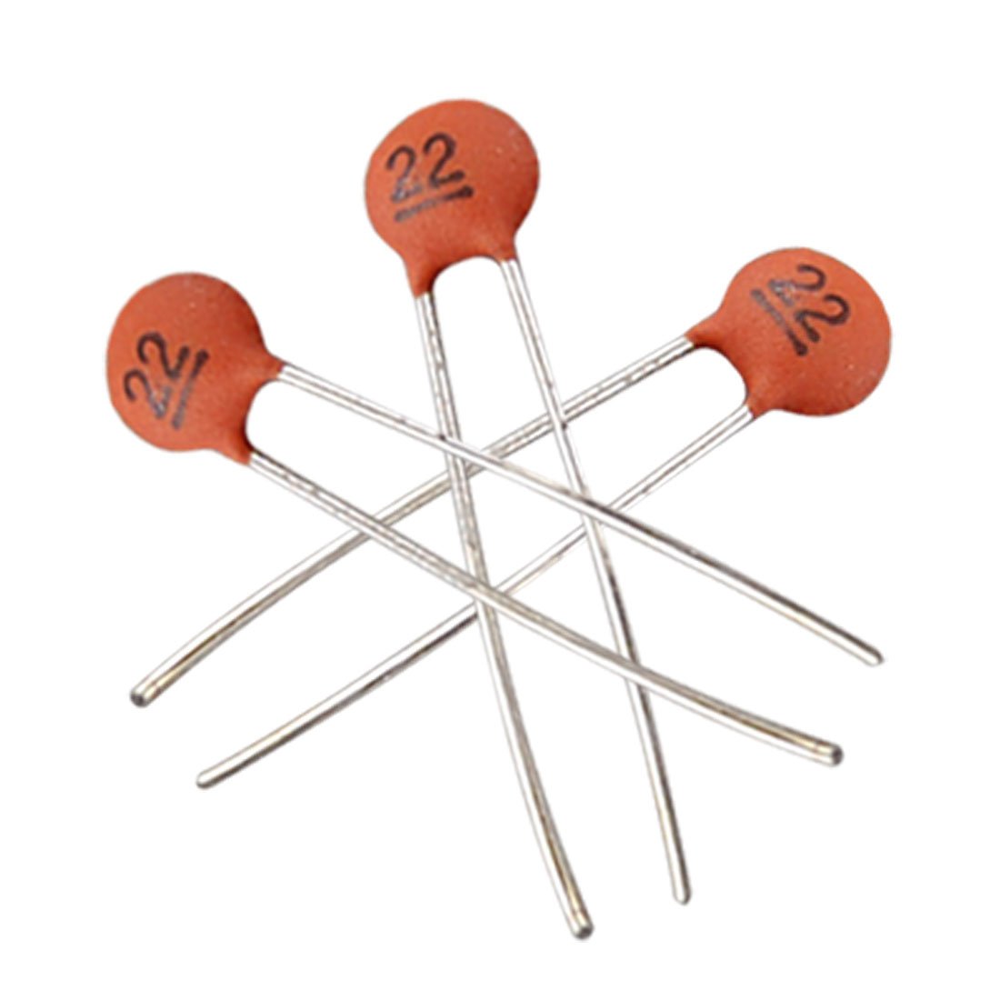 sourcing map Condensateurs céramique 22pF 50V lot 100 basse tension