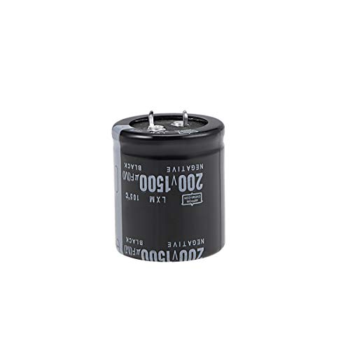 sourcing map 1500uF 200V condensateur aluminium 1 pièce 105°C