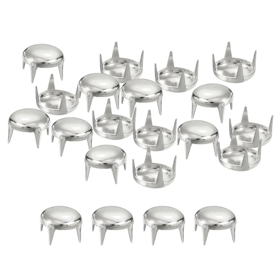 Sourcingmap Home & Garden Clou Dôme Métal Argenté 8mm Lot 100 Laiton