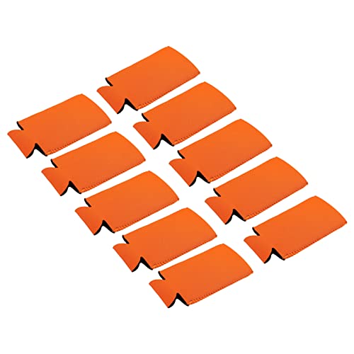 Sourcingmap Home & Garden manchon canette néoprène orange 12 pcs