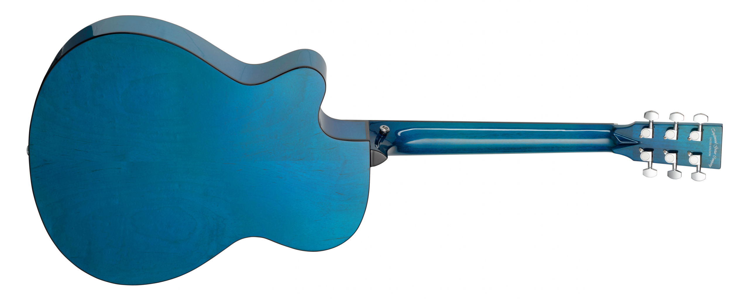 Tanglewood Azure TA4CEBL guitare électro-acoustique bleue