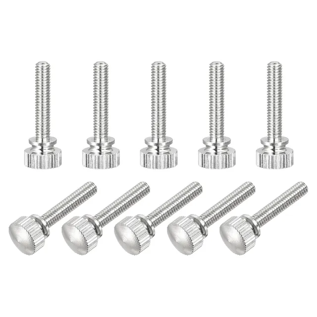sourcing map Vis Molette M4x20mm Laiton Lot de 5