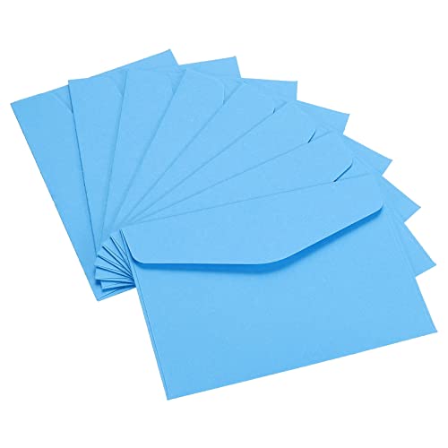 Sourcingmap mini enveloppe papier bleu 8,2x11,5 cm lot 100