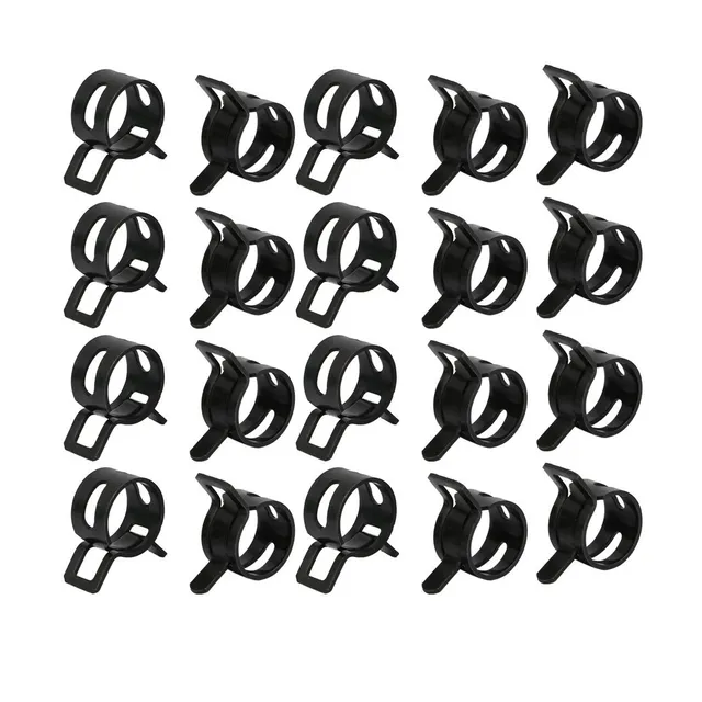 Sourcingmap Collier Serrage Ressort 11mm Lot 20pcs Noir
