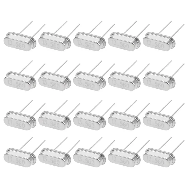 sourcing map HC-49S 13,56 MHz quartz oscillateur DIP 2 broches 20pF