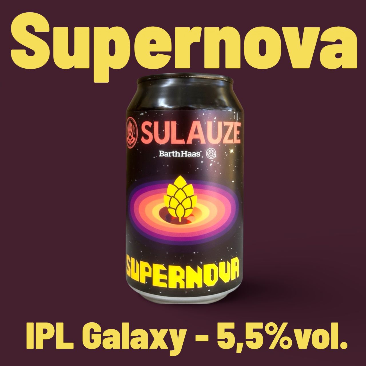 Brasserie de Sulauze Supernova Galaxy bière IPL fruitée