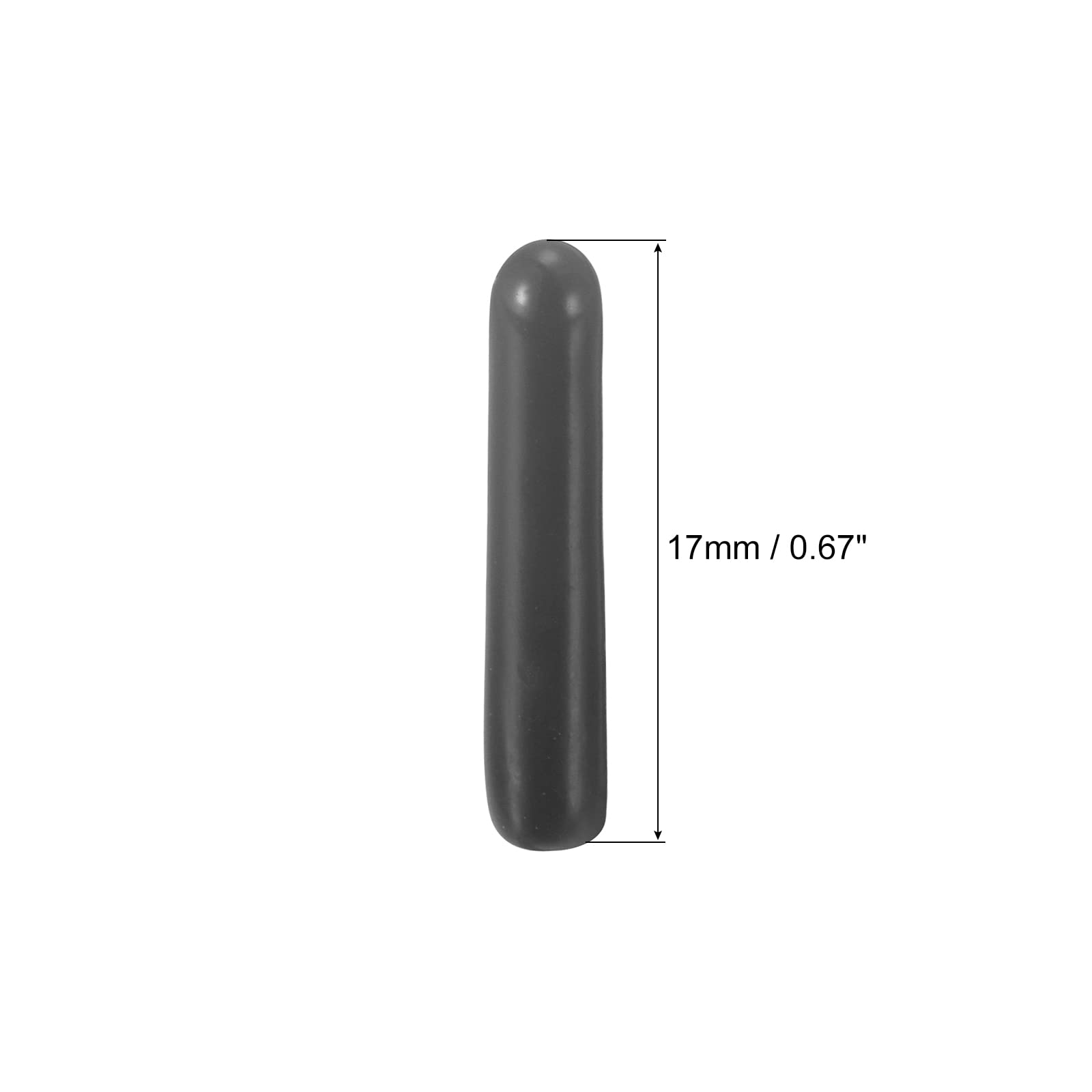 sourcing map capuchons caoutchouc noir 1,5mm lot 240