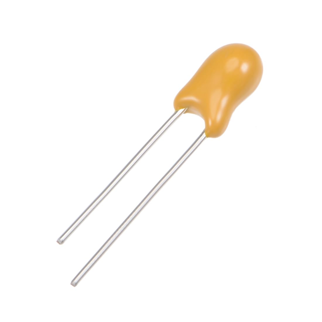Sourcing Map 1uF 50V condensateur tantale 5 pcs radial jaune