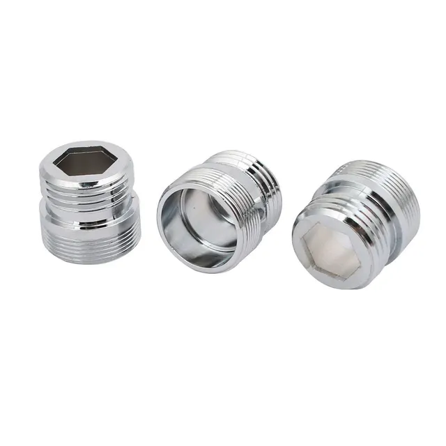 Sourcingmap Industrial Adaptateur robinet M22-1/2BSP 3pcs argenté