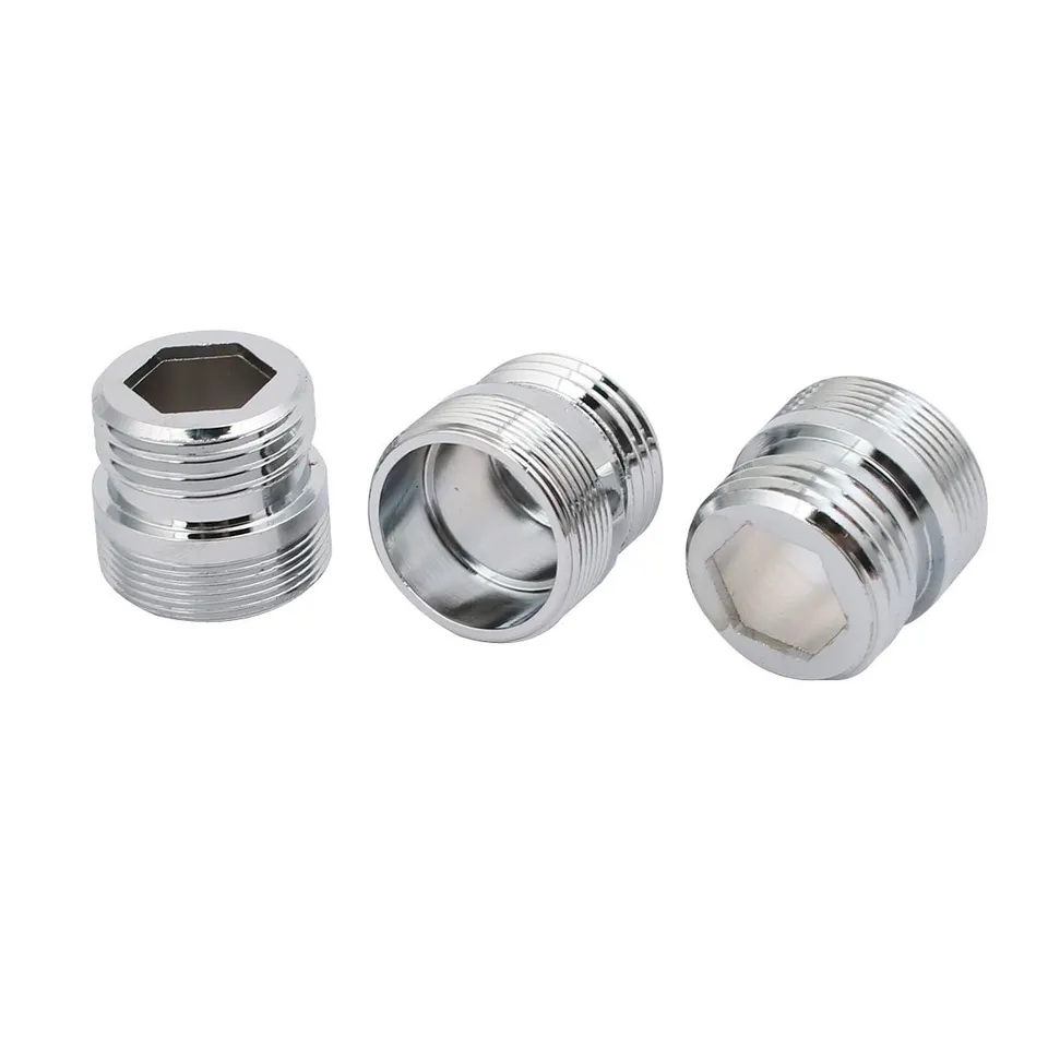 Sourcingmap Industrial Adaptateur robinet M22-1/2BSP 3pcs argenté