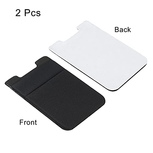 Sourcingmap Office porte-carte double noir x2 extensible