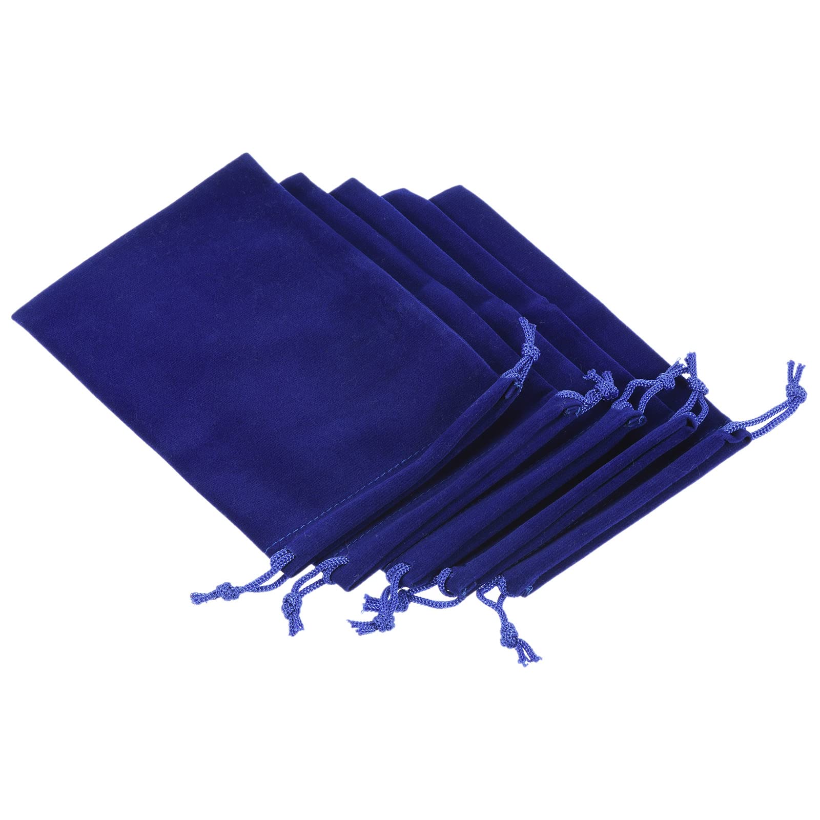 Sourcingmap 18x12cm Pochette Cordon Bleu 5Pcs Microfibre
