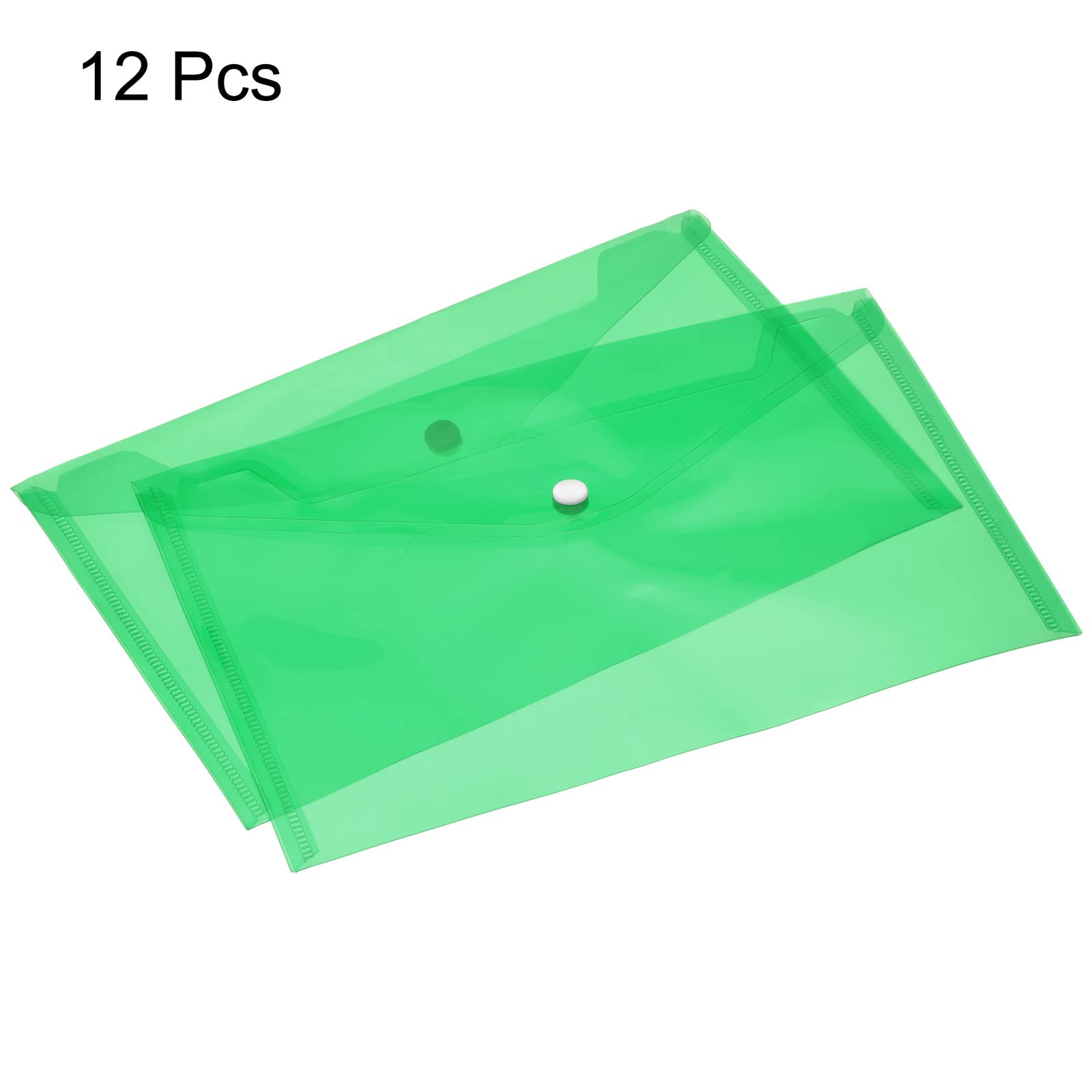 sourcing map chemise A5 verte lot 12 plastique PP